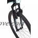 Mongoose 26 inch Excursion Durable Steel Frame Ladies Mountain Bike with Shimano Rear Derailleur- Black/Teal - B01N1WHYZJ
